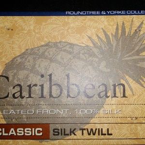 Mens silk twill pleated dress pants